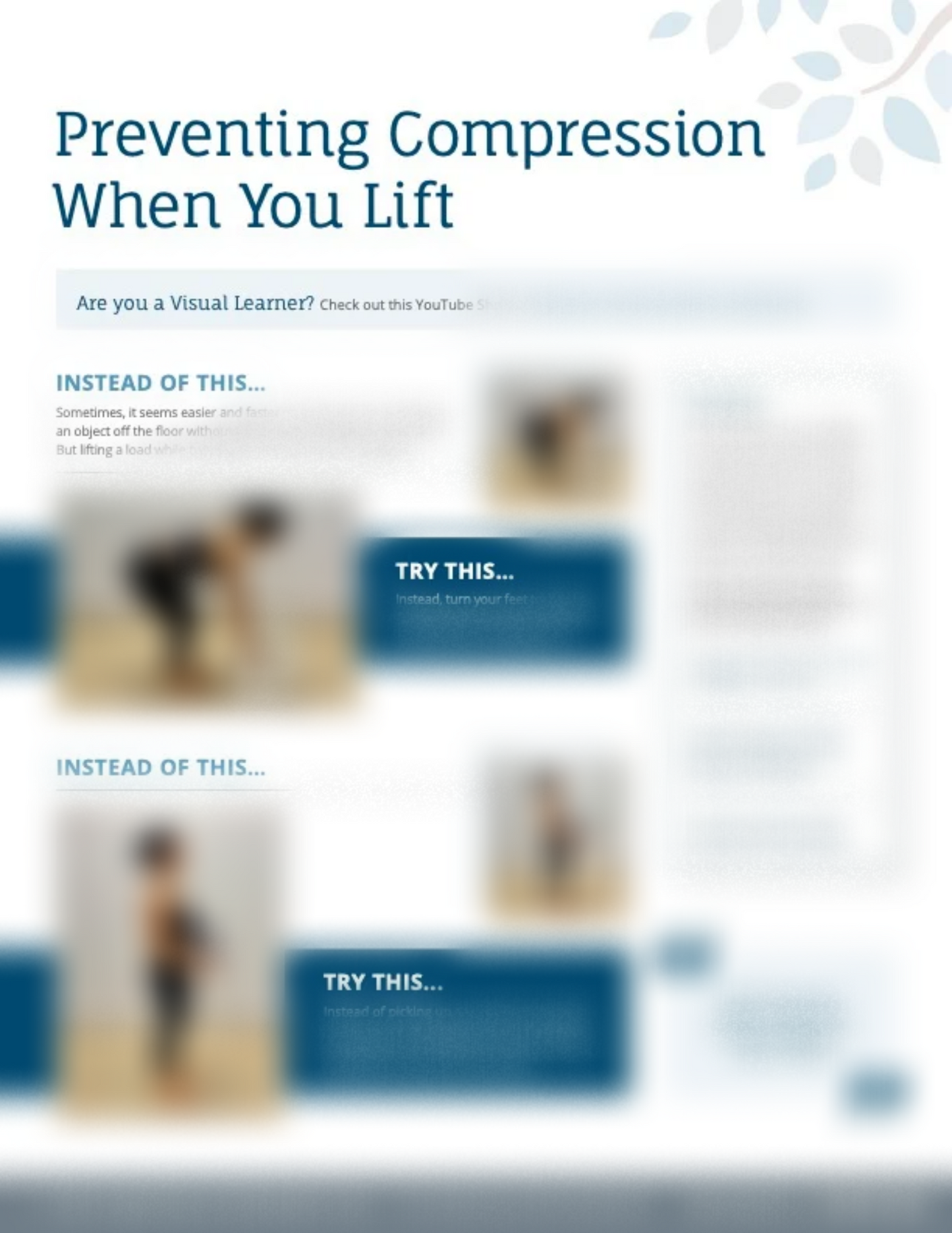 E-Book: Lifting Tips for People with Scoliosis